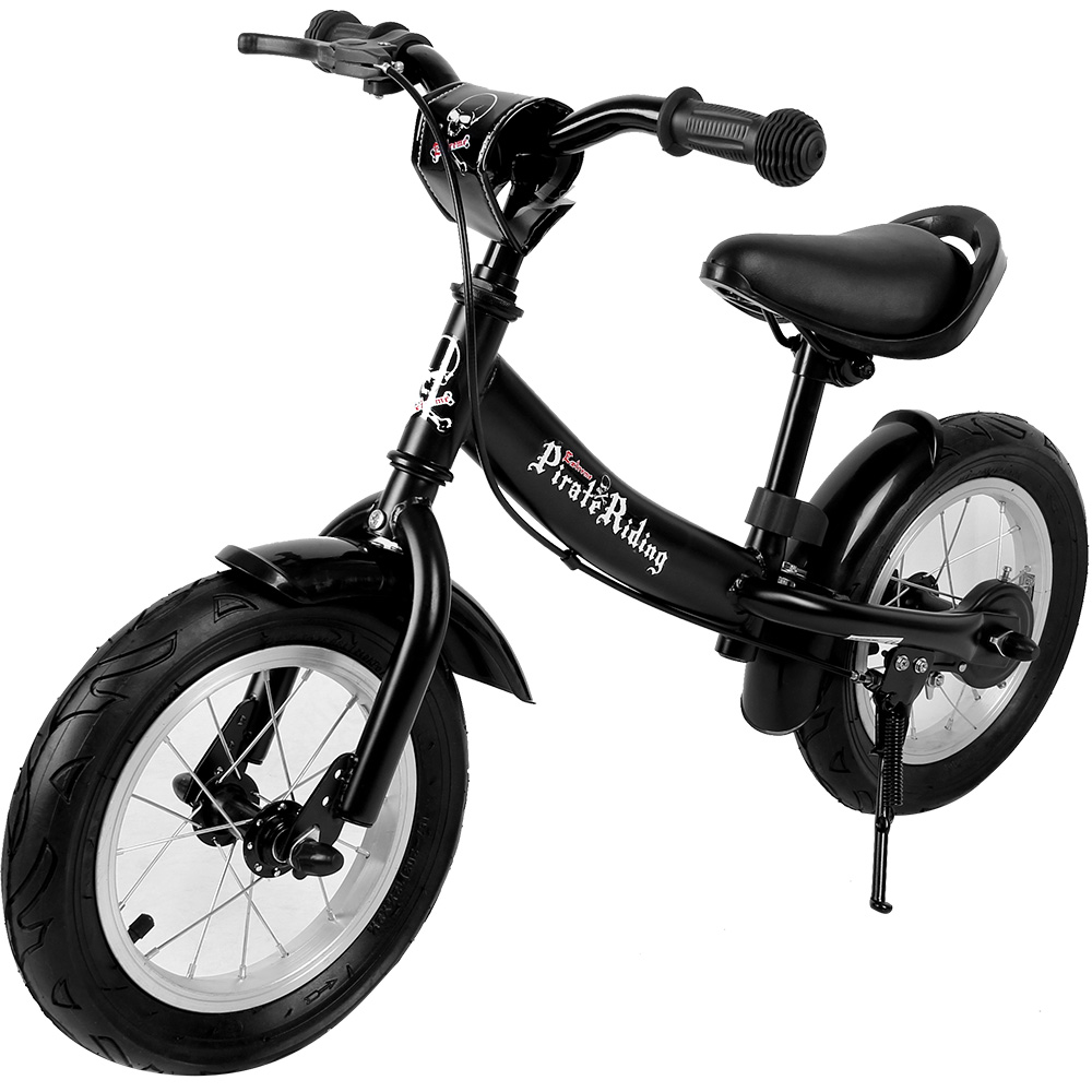 Casaria Spielwerk® Kinderlaufrad Street Pirate Schwarz