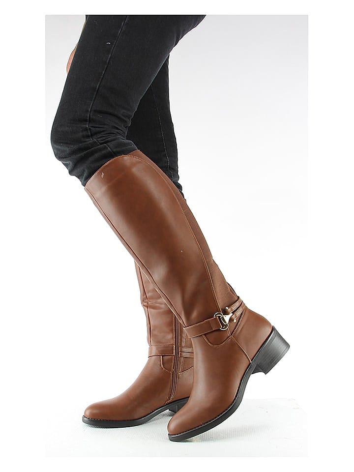 C'M Stiefel in Camel günstig kaufen 36