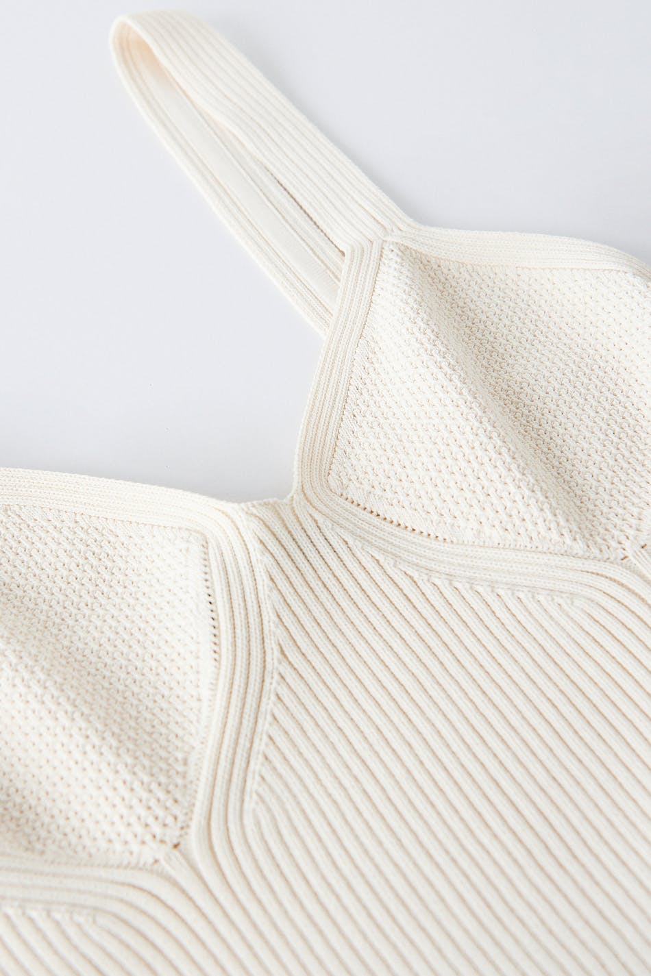 Soleil knitted bustier top
