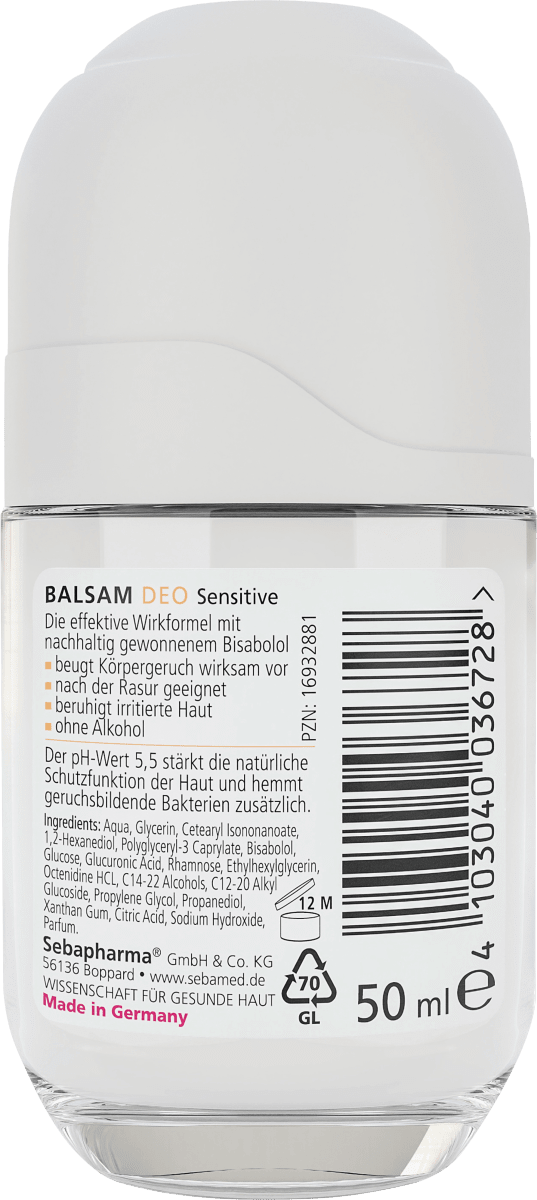 Deo Roll-on Balsam sensitive, 50 ml