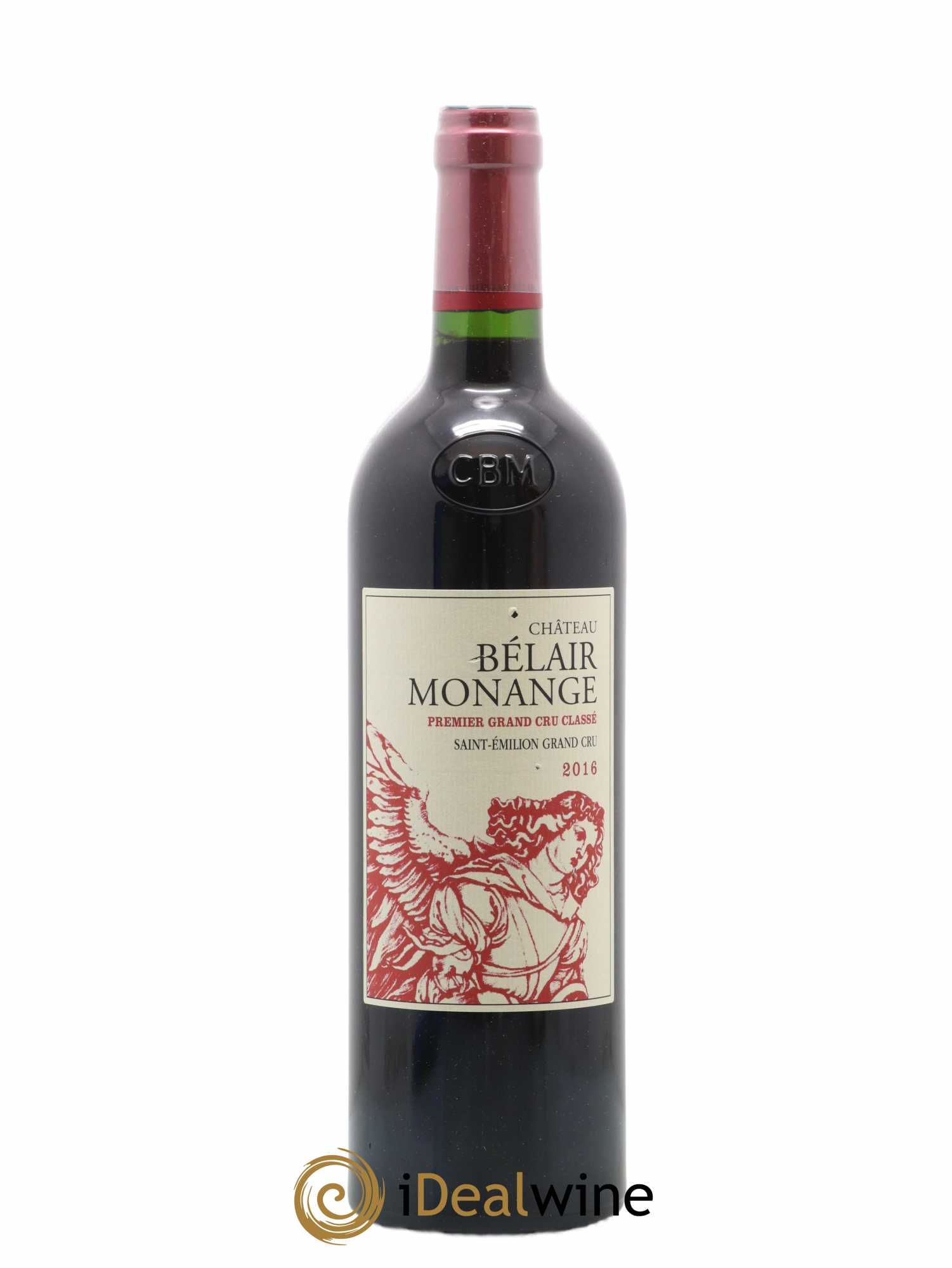 Château Belair (Belair-Monange) 1er Grand Cru Classé B  2016 - Lot de 1 Bouteille