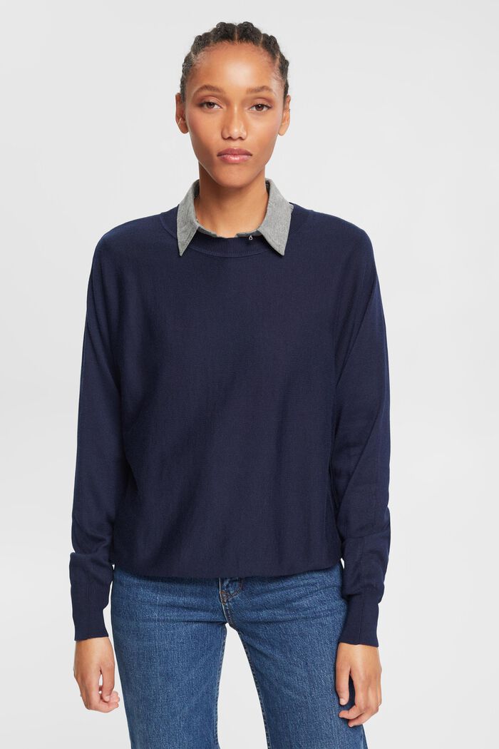 Pullover aus recyceltem Material
