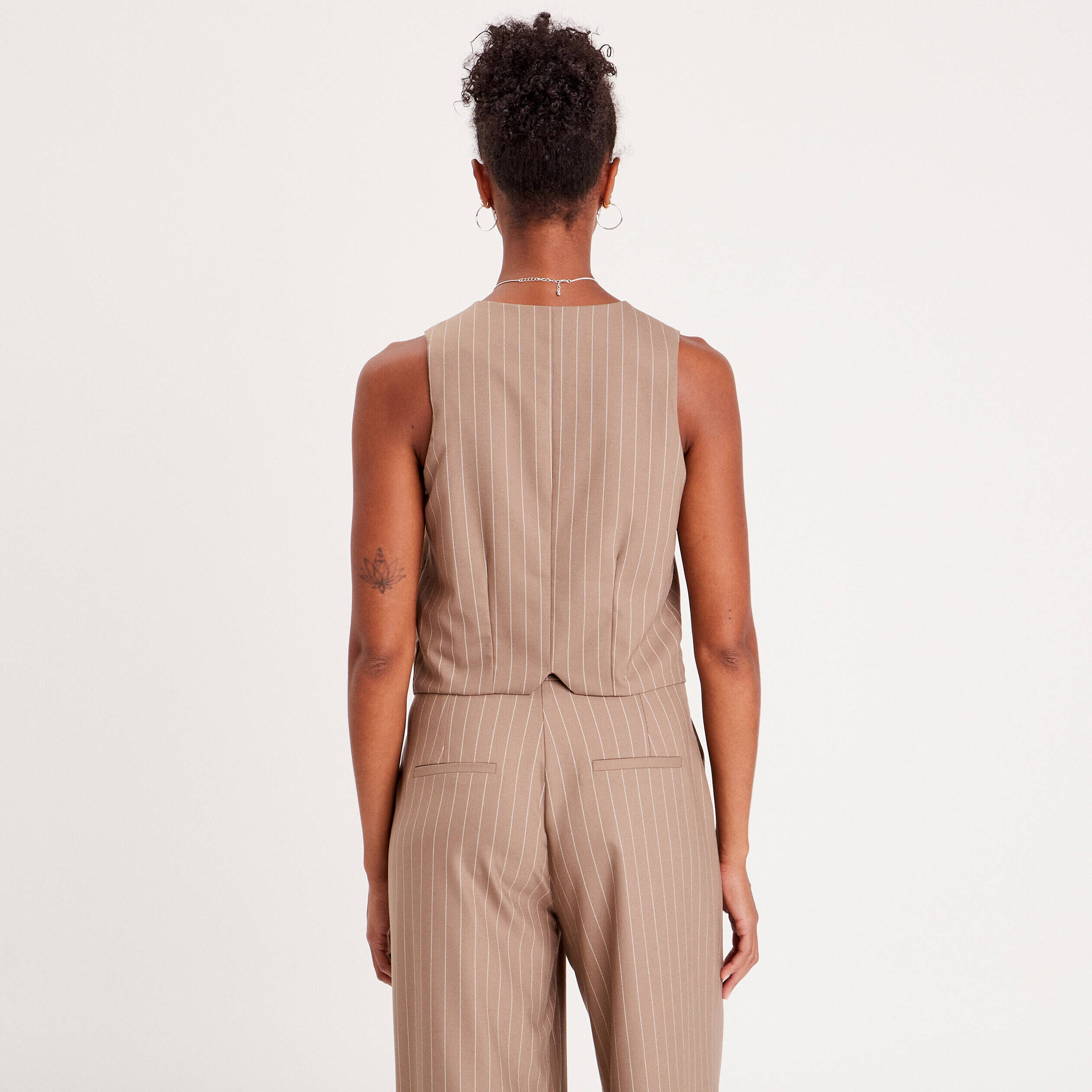 Veston sans manches beige femme | Cache Cache