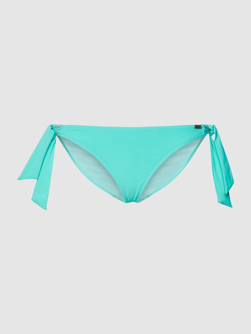Bikini-Slip mit Knotendetails Modell 'MINDA SPRING' in lindgrün