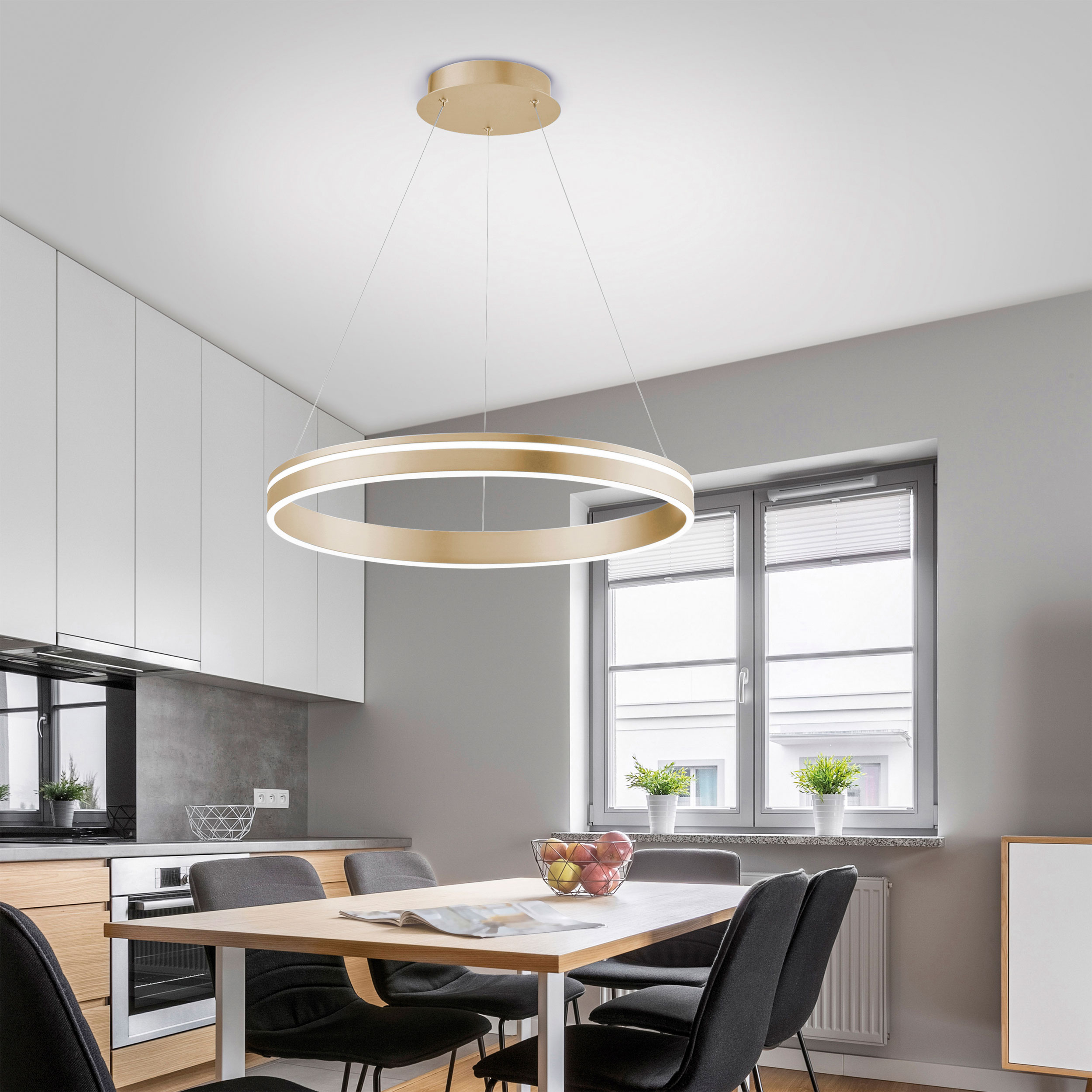 QLED-Pendelleuchte 1flg