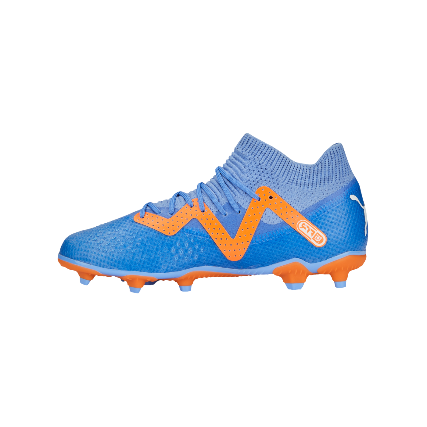 PUMA FUTURE Pro FG/AG Supercharge Kids Blau Orange F01