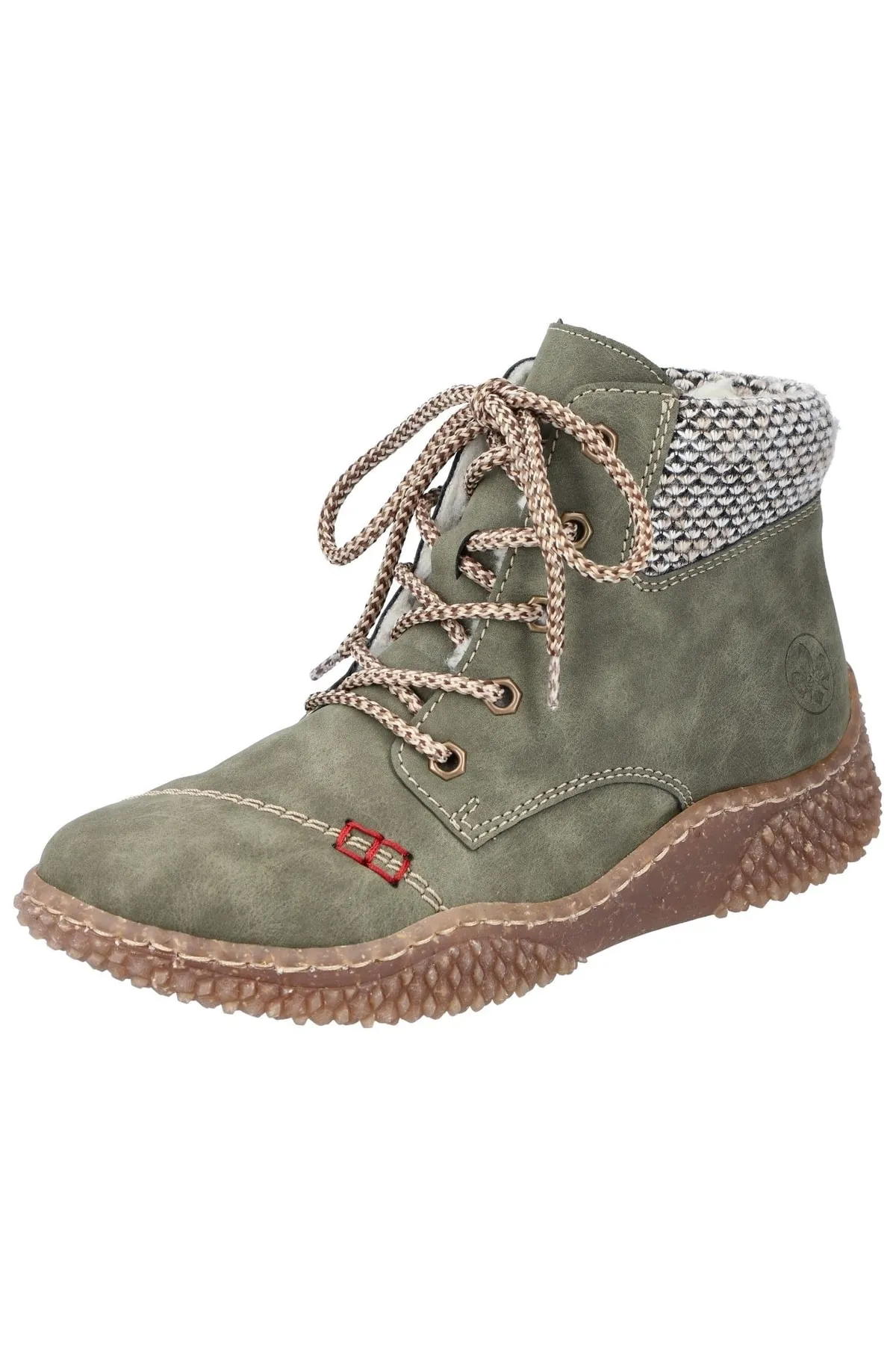 Rieker  Stiefelette - Grün - Flacher Absatz