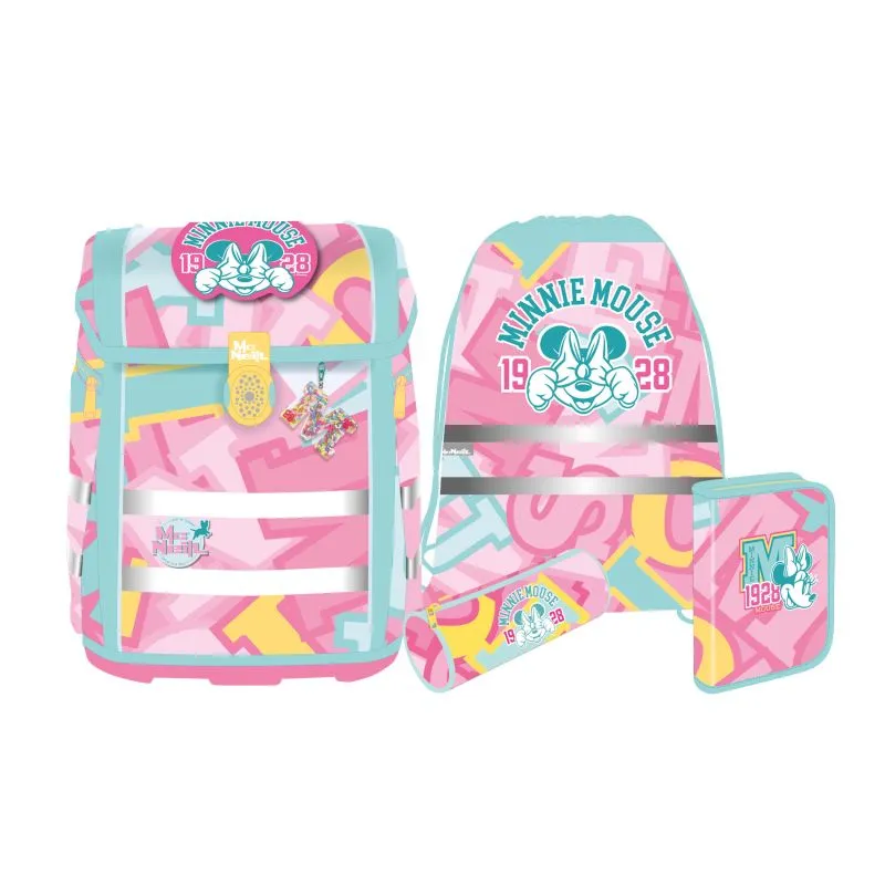McNeill McNeill Disney Schulranzen-Set PERFECTO 5tlg. - DISNEY-MINNIE MOUSE