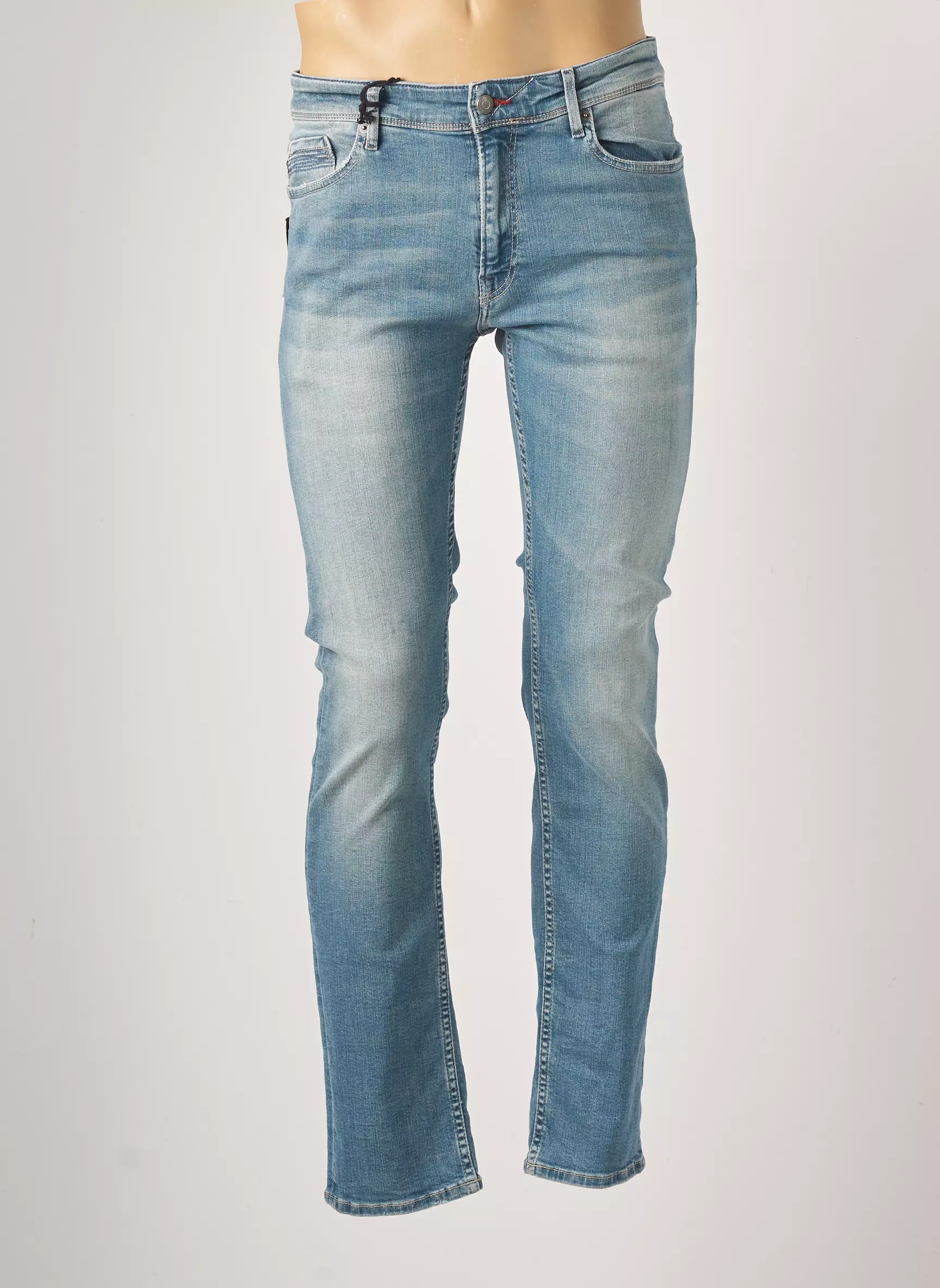 Teddy Smith Jeans Coupe Slim Homme couleur bleu