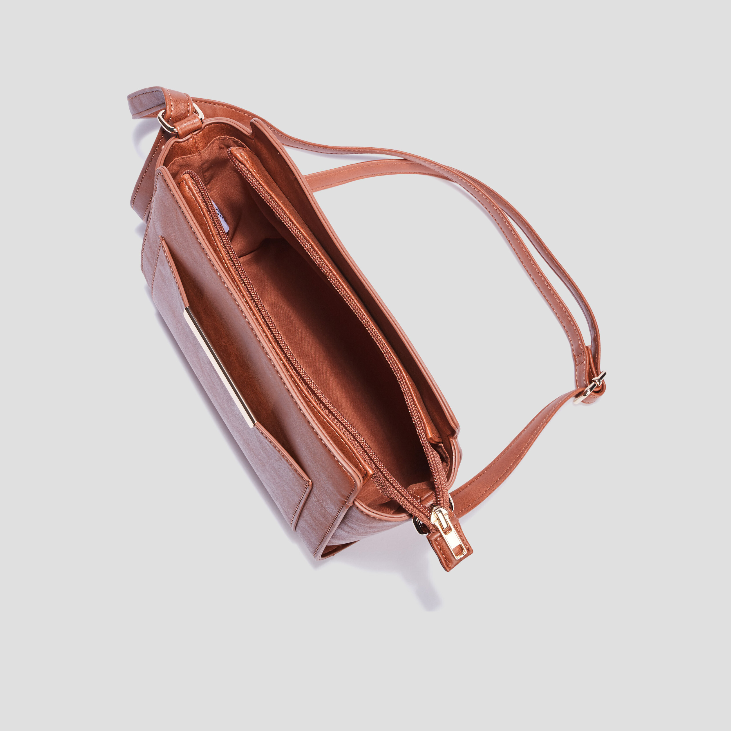 Sac à bandoulière camel femme | La Halle
