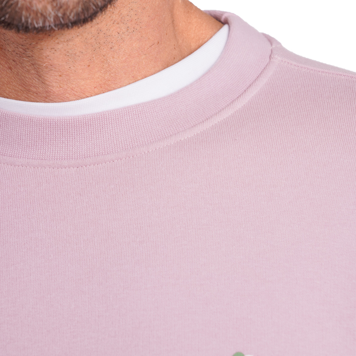Herren Sweatshirt mit gummiertem Print