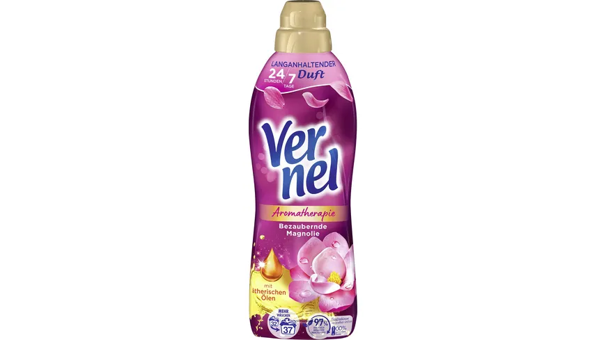 Vernel Weichspüler Aromatherapie Bezaubernde Magnolie 37 WL 814 ml