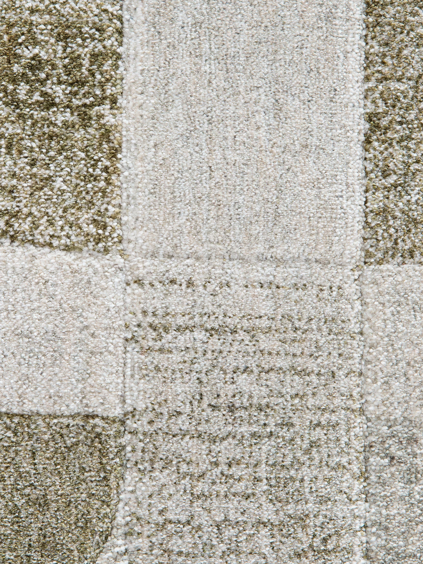 Rockledge Moderner Teppich, Grün-Grau