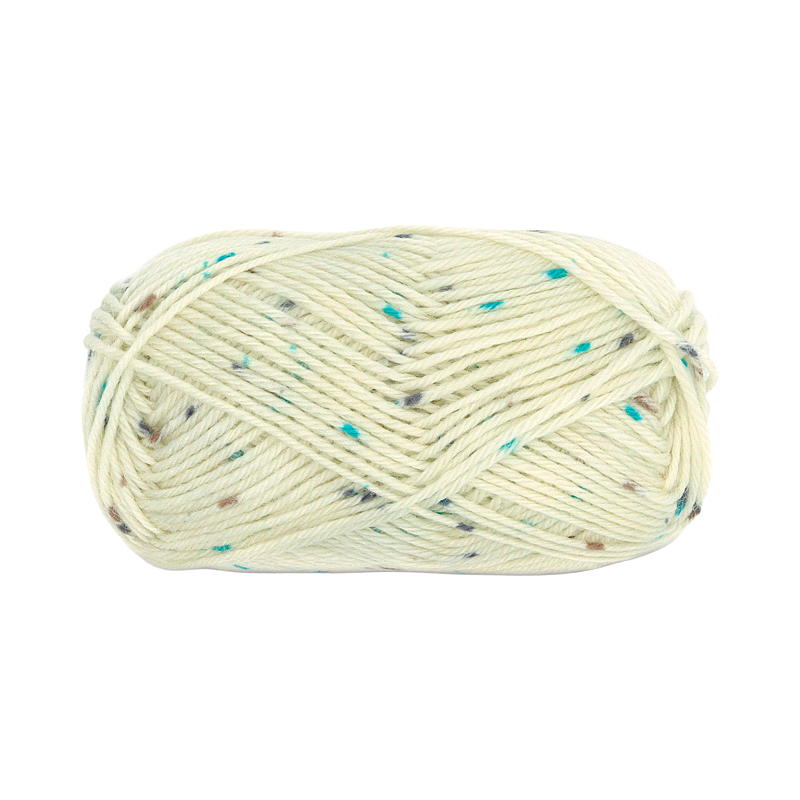 Superwash ullgarn turkis/blå multi