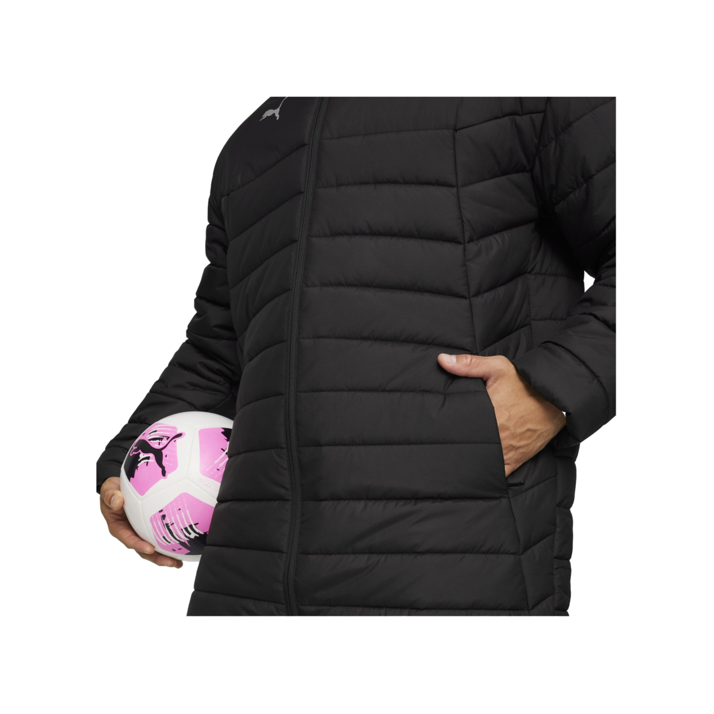 PUMA teamFINAL Bench Jacke Schwarz F03