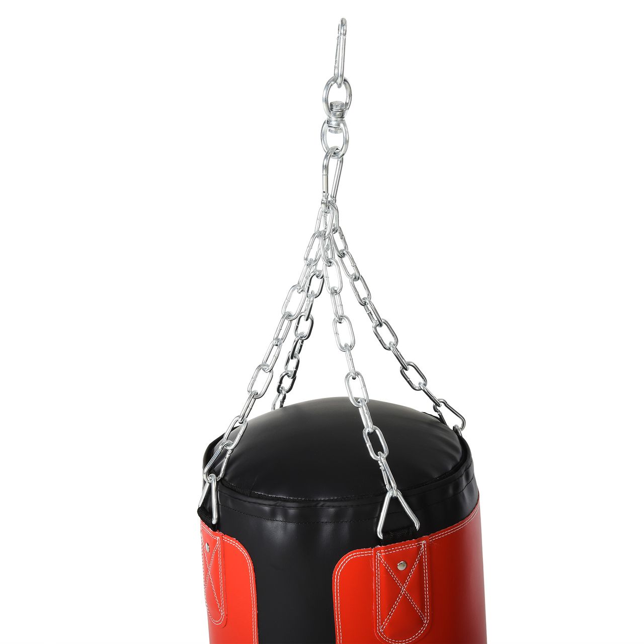HOMCOM Box-Set Boxsack Hanging Boxing Heavy Bag mit Boxhandschuhe 16 KG