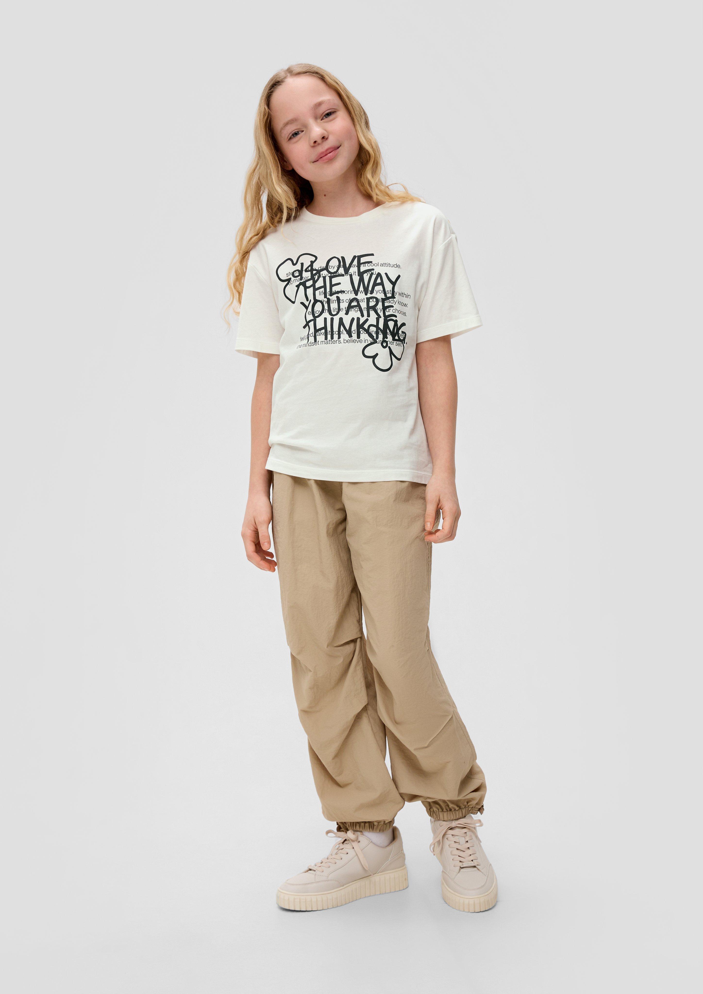 T-Shirt mit Frontprint  2140205-0210
