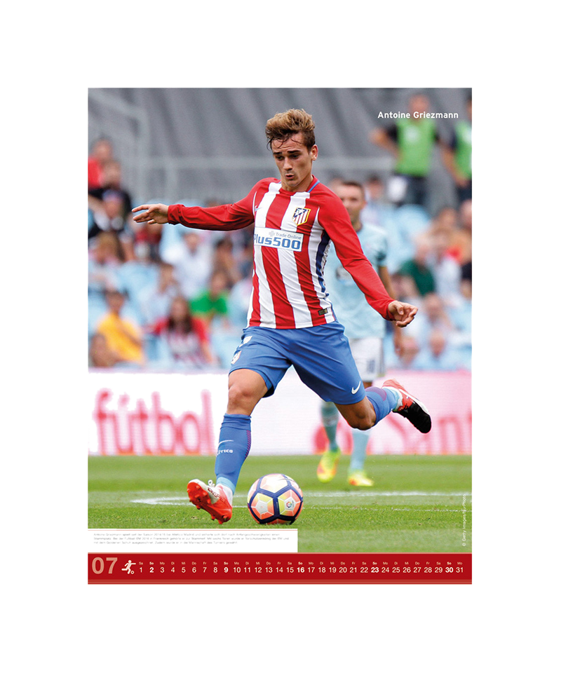 Fußball Superstars Posterkalender 2017