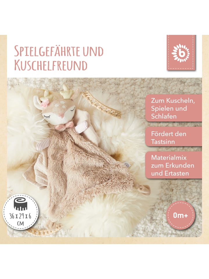 Bieco Spielwaren Schmusetuch Reh - ab Geburt in Beige günstig kaufen onesize