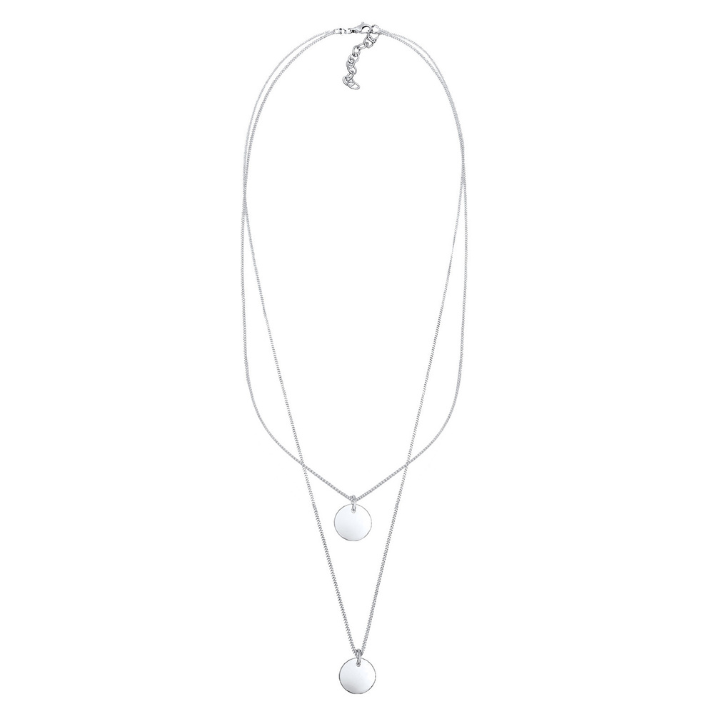 Elli Elli by Julie & Grace Collier Femme Pendentif Argent Sterling, Collier multi-rang collier