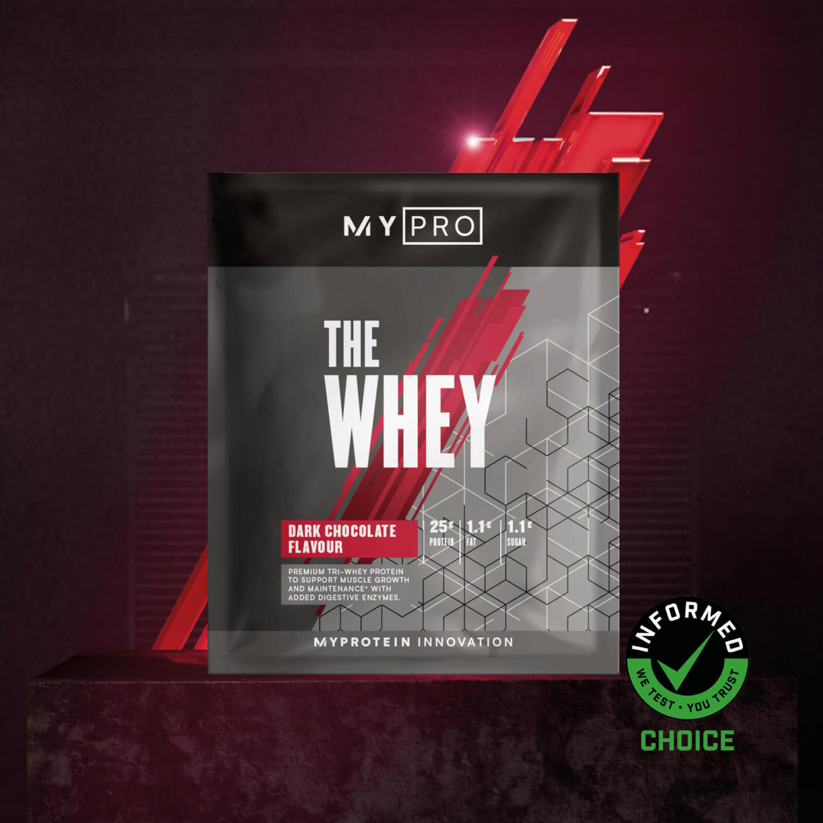 THE Whey V2 , Dark Chocolate, 32g
