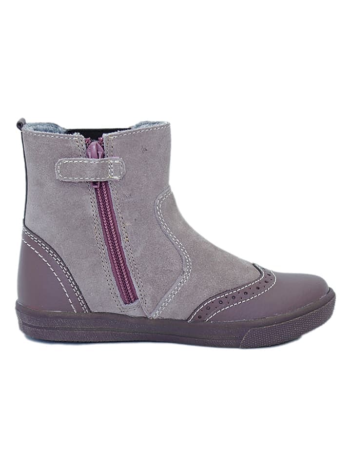 lamino Leder-Chelsea-Boots in Mauve günstig kaufen 33