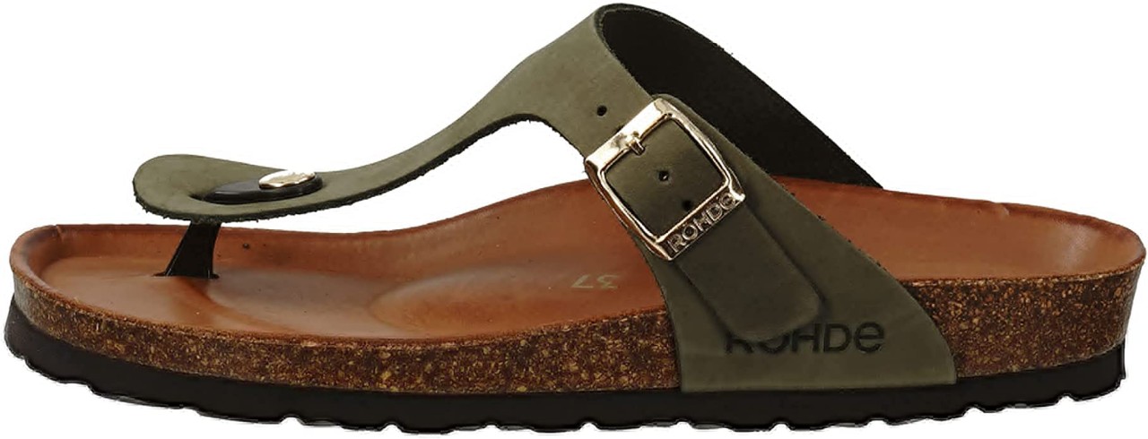 ROHDE Komfort Sandalen khaki