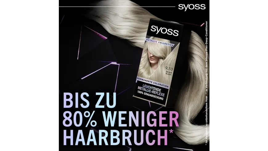 syoss Metallic Collection Permanente Coloration 115 ml 9_53 - silver blush