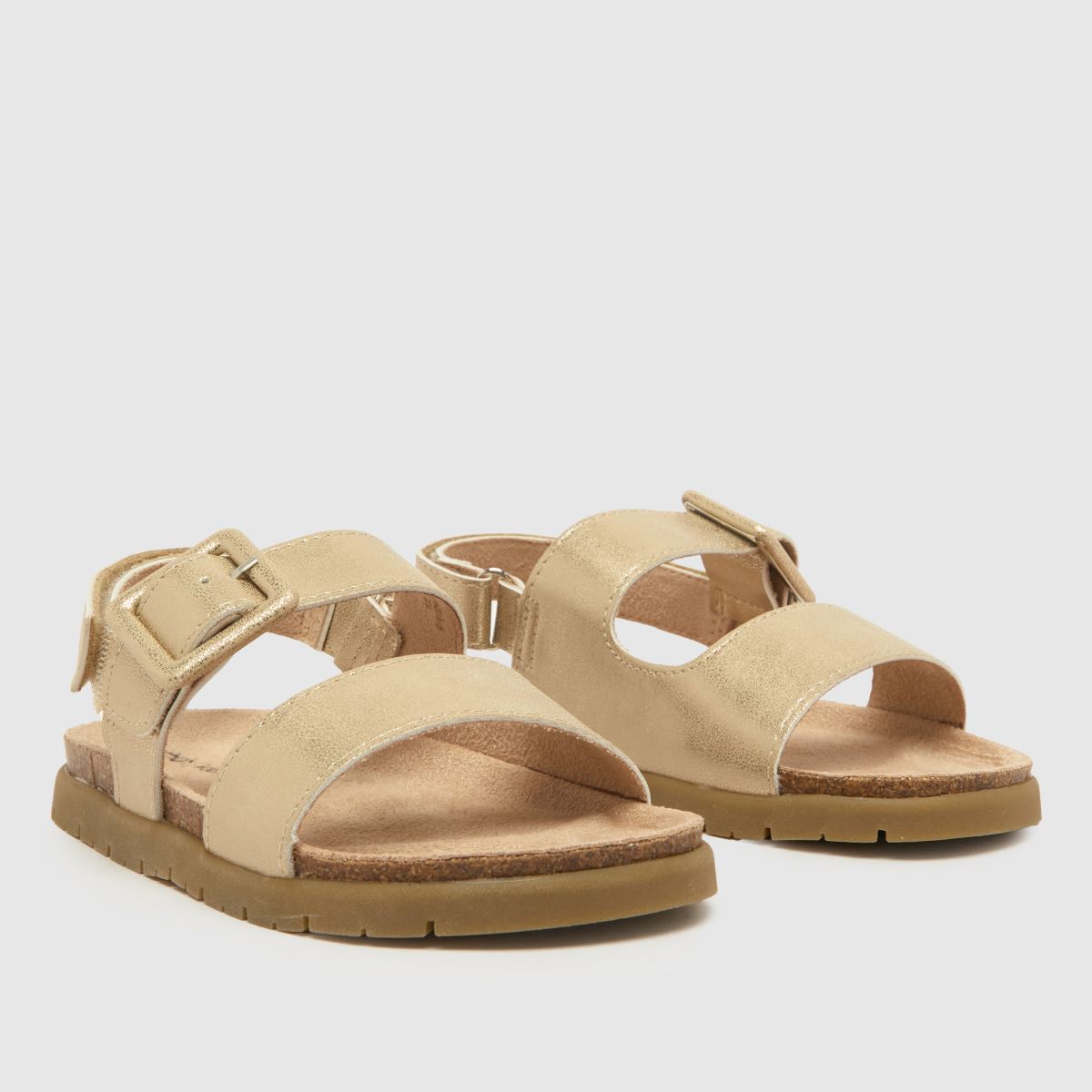 Schuh guldfärgade Tully-sandaler för flickor