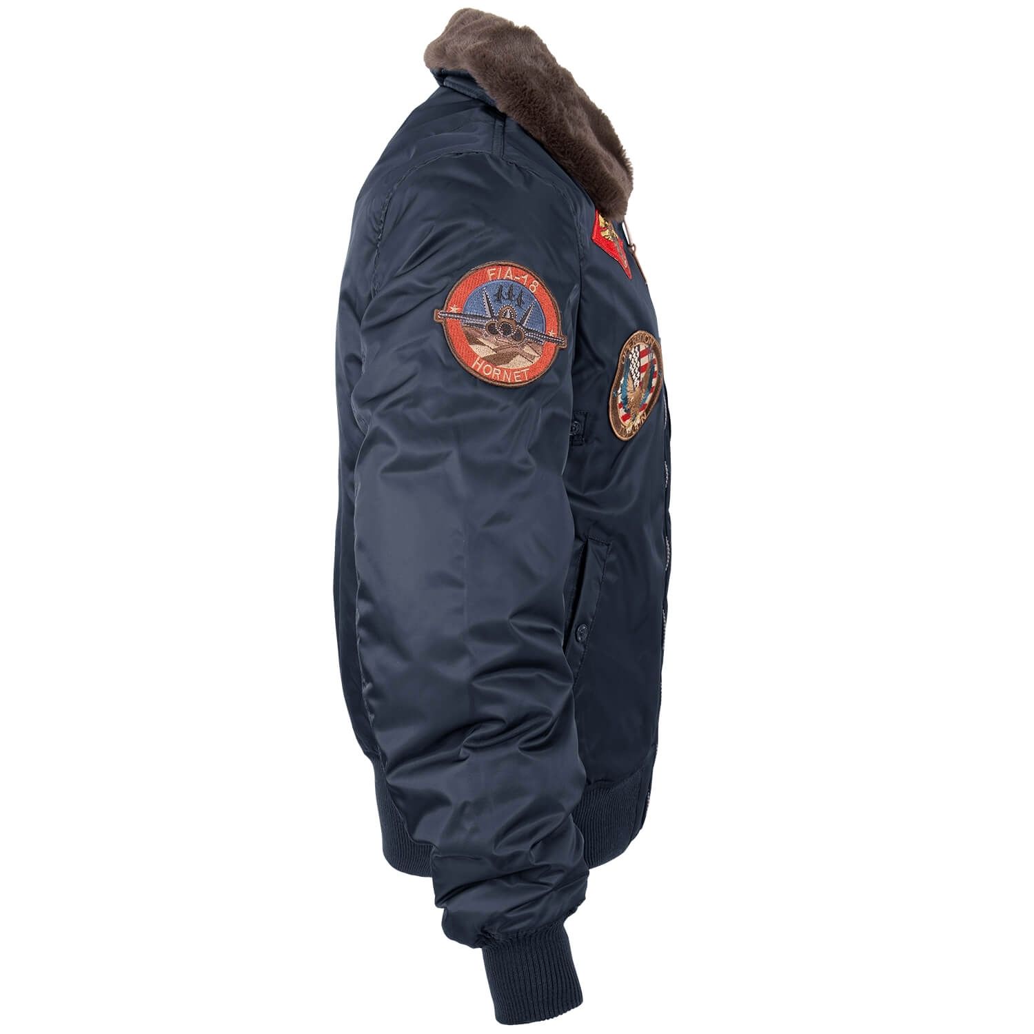 Fliegerjacke B-15 mit Patches
