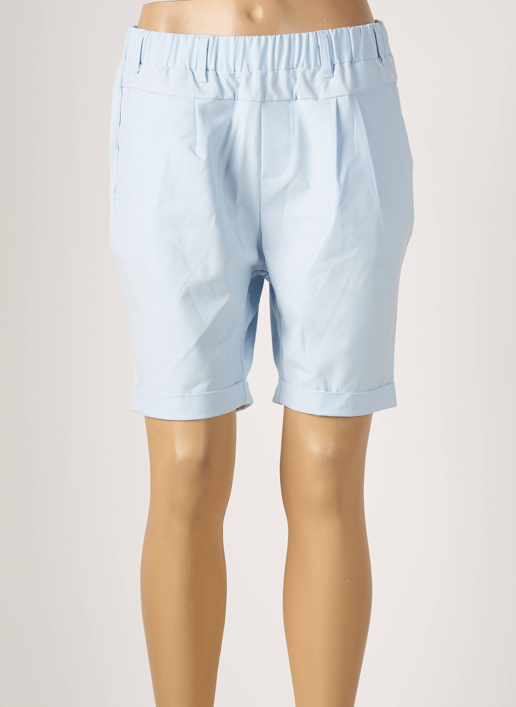 Kaffe Bermudas Femme couleur bleu