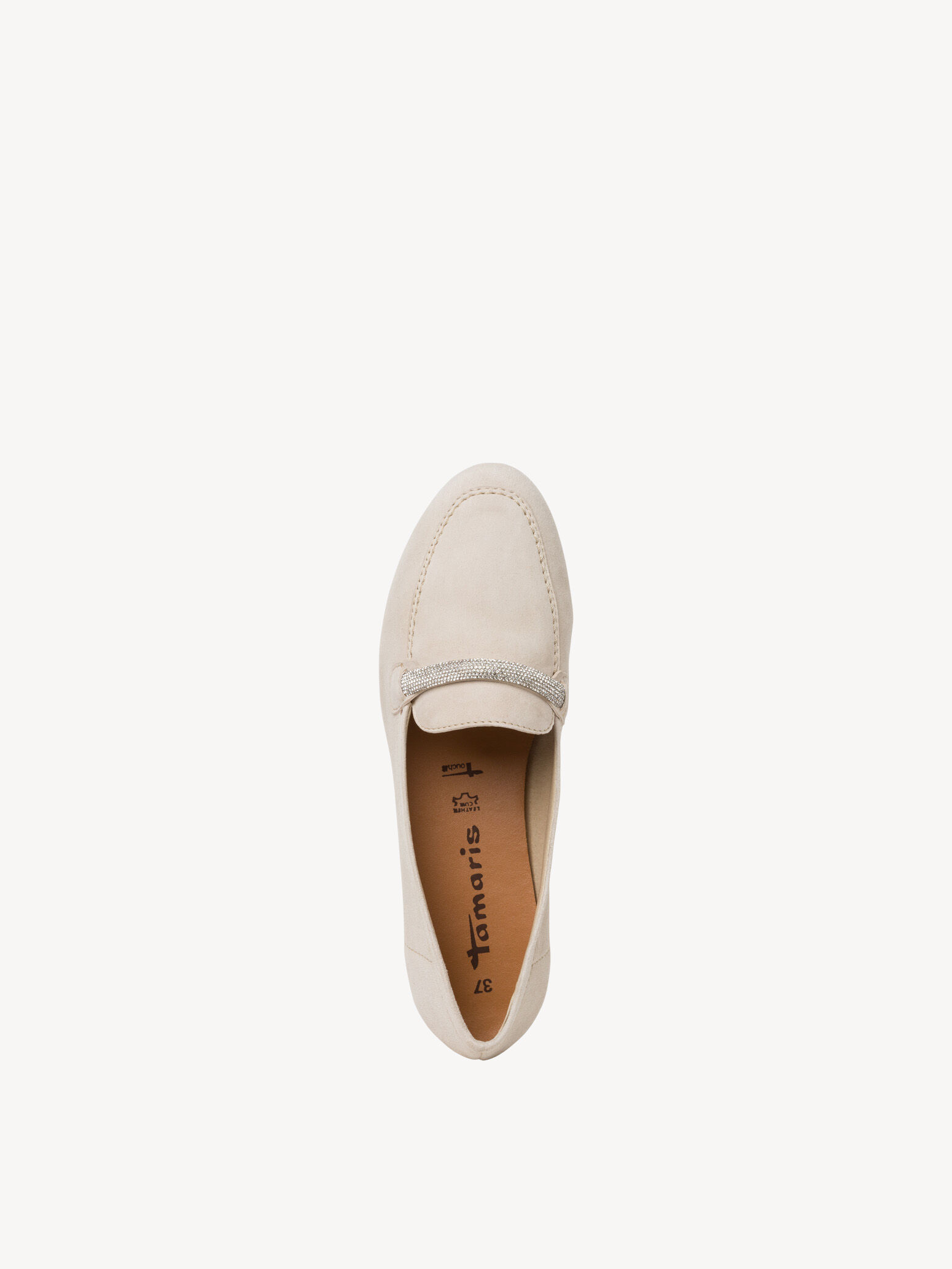 Slipper en cuir - beige