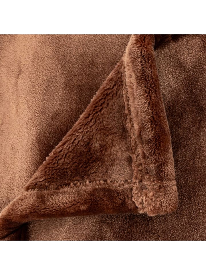 Atmosphera Créateur d'intérieur Kuscheldecke in braun günstig kaufen onesize