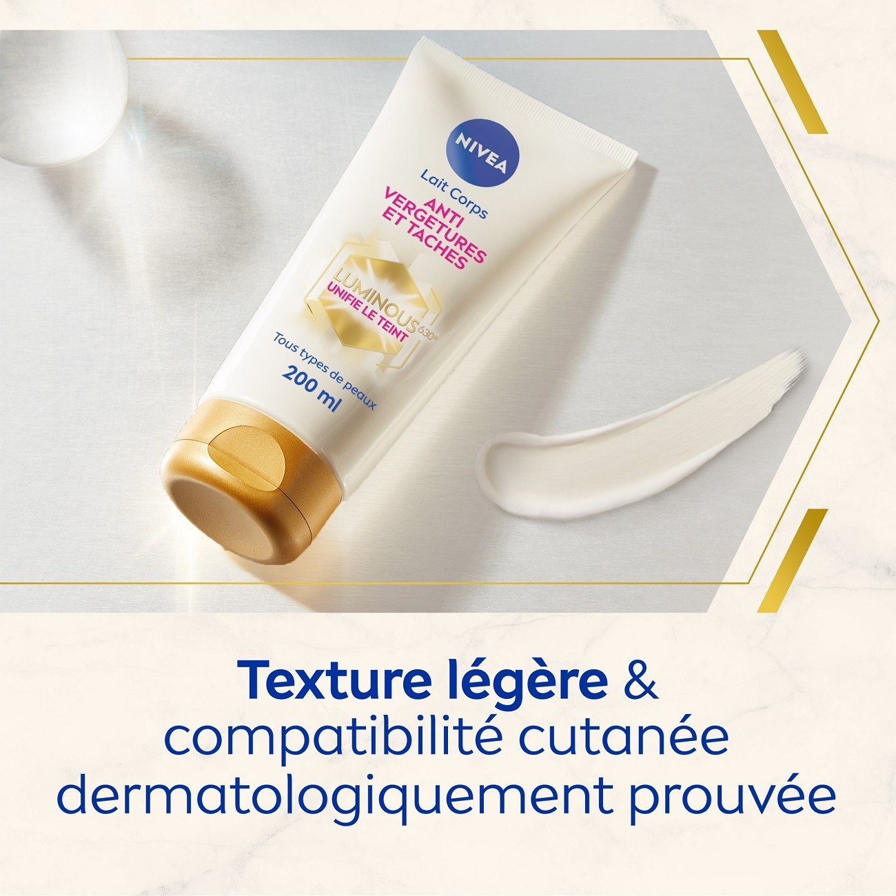 NIVEA Luminous 630 - Telové mlieko proti škvrnám a striám
