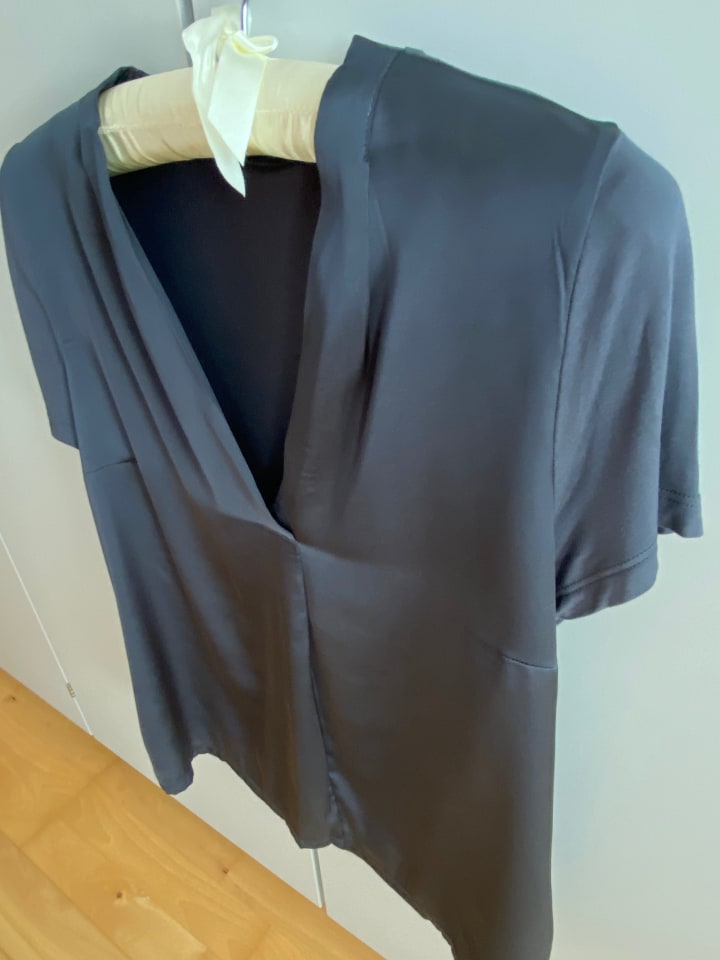 More & More Bluse in Anthrazit günstig kaufen 34