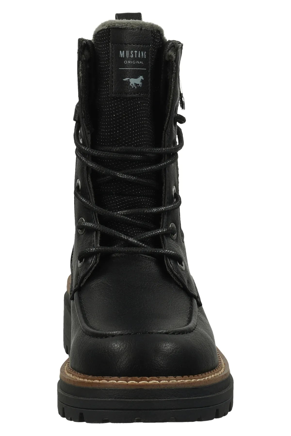 Mustang  Stiefelette - Schwarz - Blockabsatz