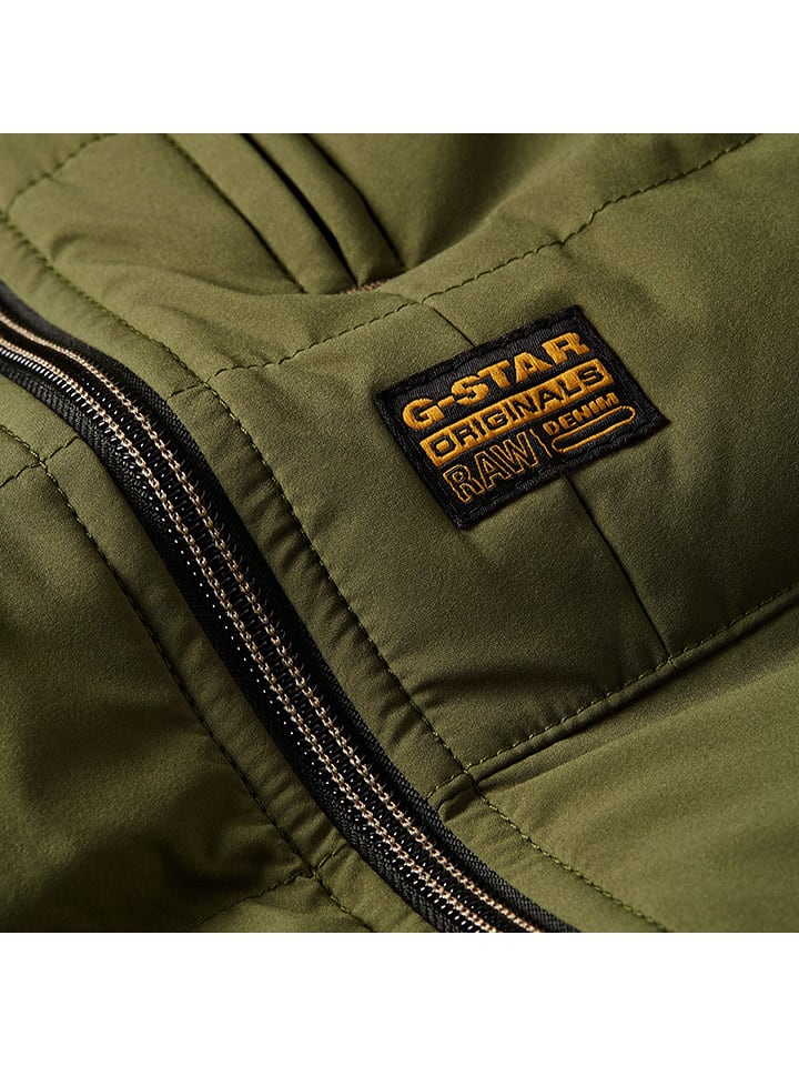 G-Star Steppjacke in Khaki günstig kaufen