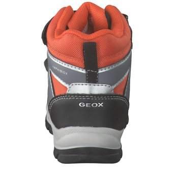 Geox B Flanfil Boy Klett Boots in schwarz