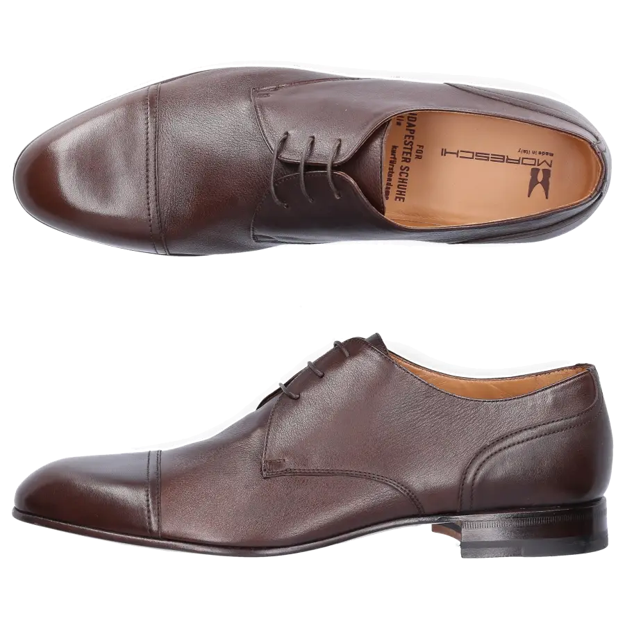 Moreschi - Businessschuhe Derby 042639 Kalbsleder - braun