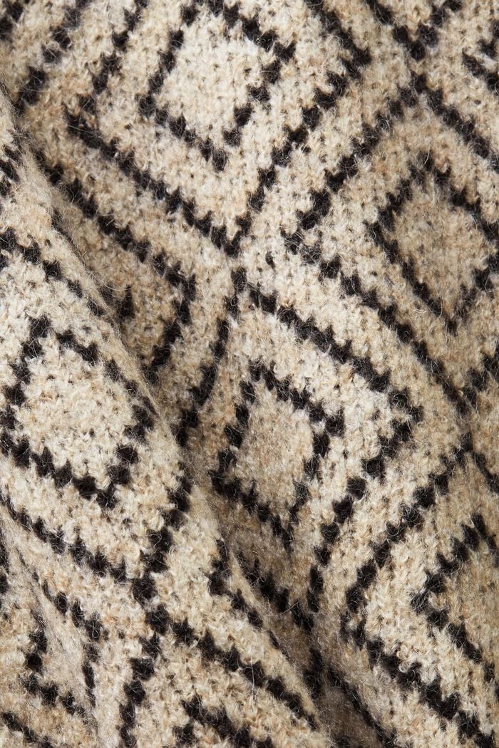 Jacquard-Pullover aus Wollmix