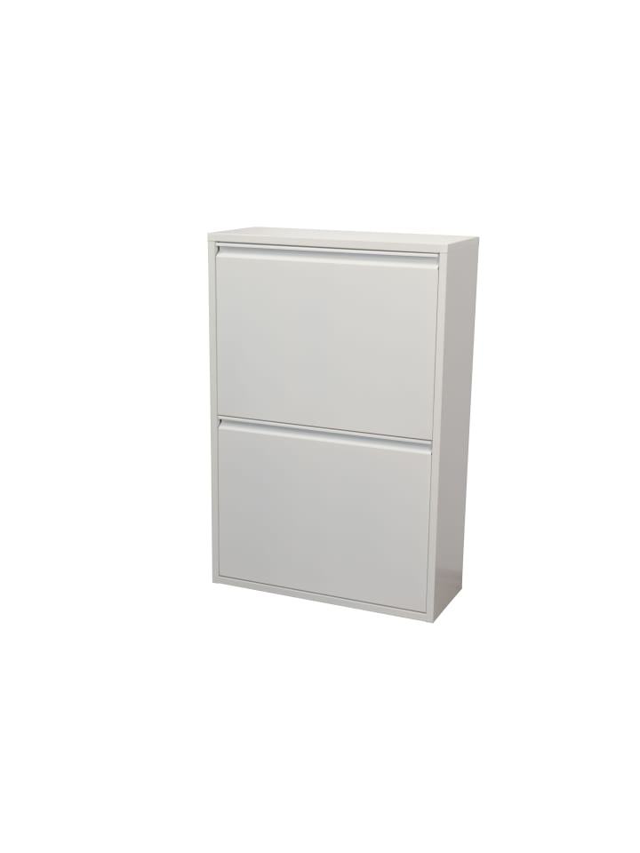 möbel-direkt Mülltrenner (2Klappen/4Eimer) Madrid in weiß günstig kaufen 1 Stück