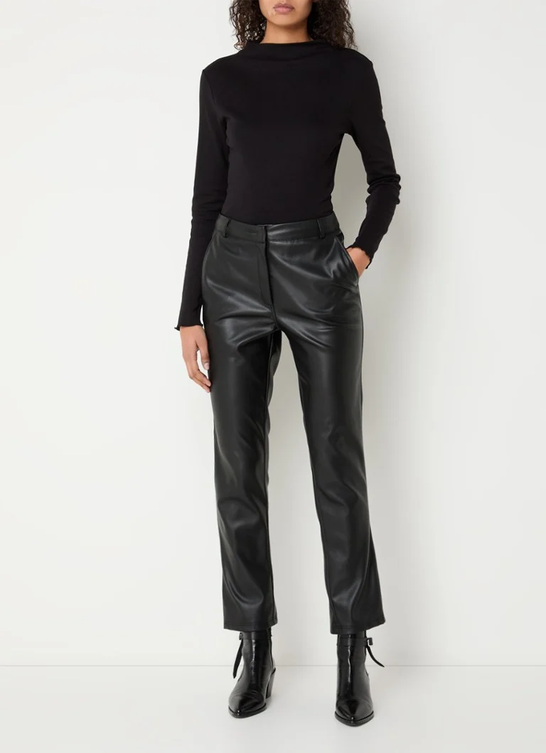 OPUS Soninchen top with stand-up collar