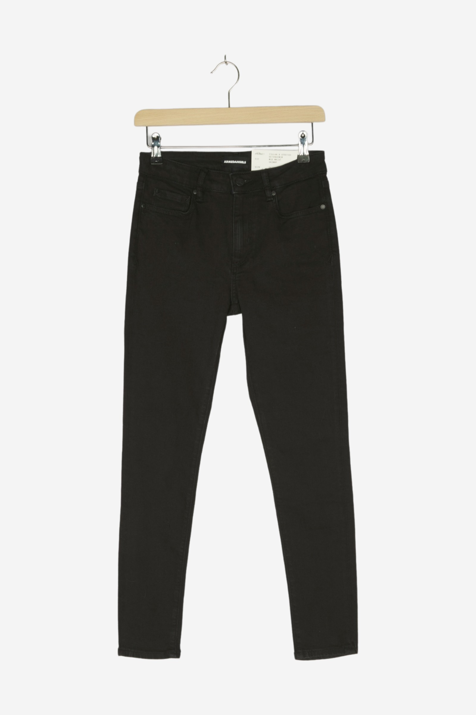 Skinny Leg Mid Waist aus Bio-Baumwoll Mix
