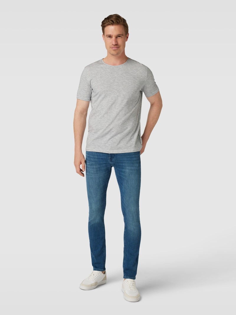 Slim Fit Jeans im 5-Pocket-Design Modell 'BLEECKER' in blau