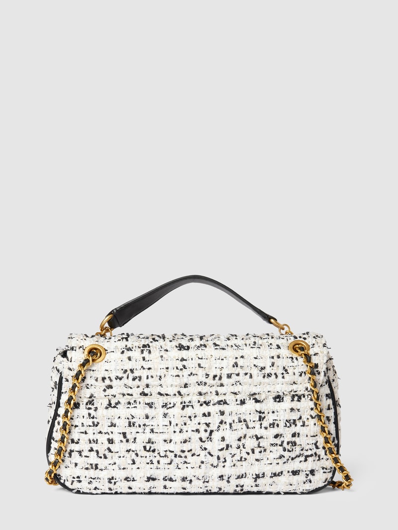 Crossbody Bag mit Allover-Muster in weiß