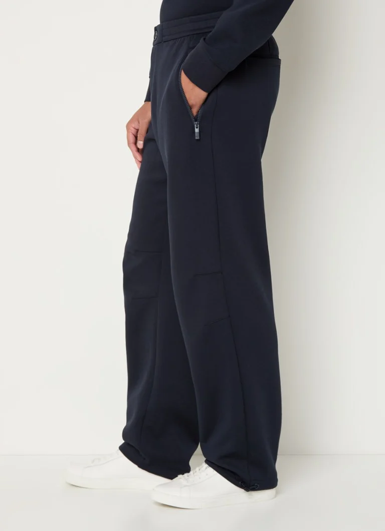 Pantaloni largi cu buzunare laterale Armani Exchange