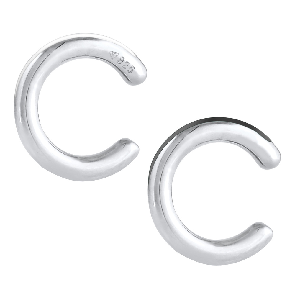 Elli Elli Boucles d'Oreilles Ensemble de boucles d'oreilles pour femmes - Noir minimal Boucles d'oreilles