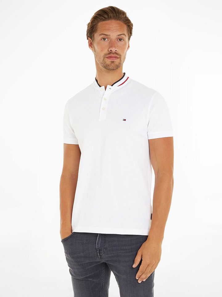 Tommy Hilfiger Poloshirt in Weiß günstig kaufen
