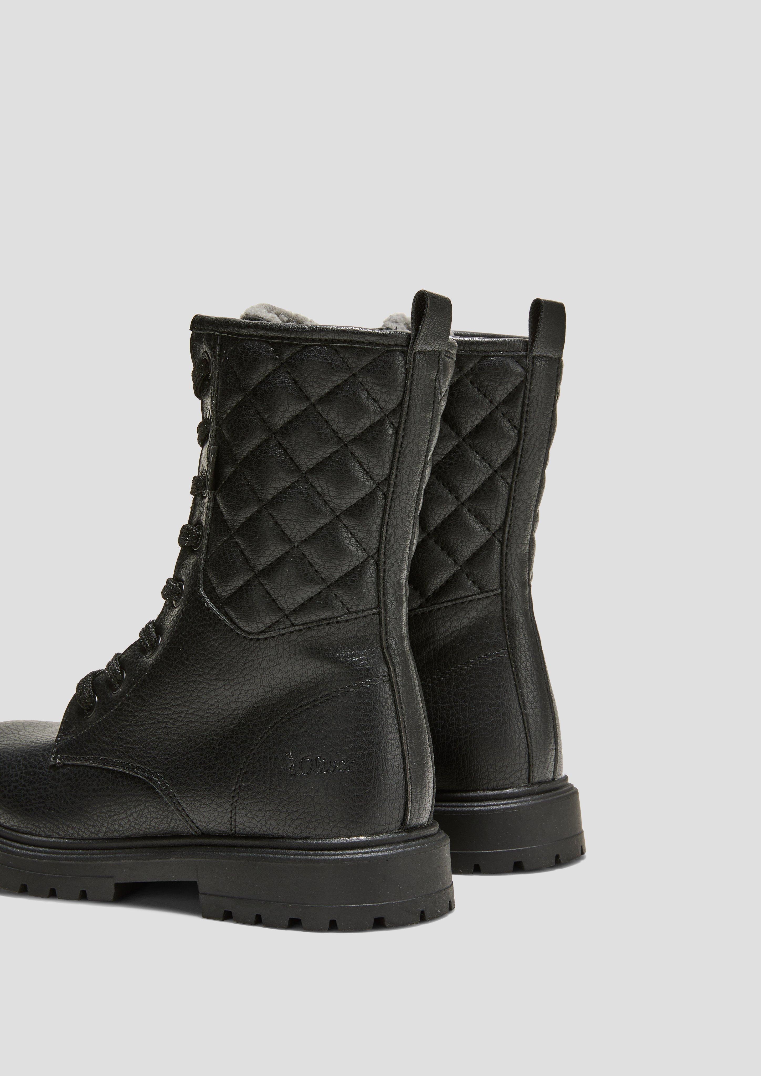 Warm gefütterte Schnürstiefel  6008308-001