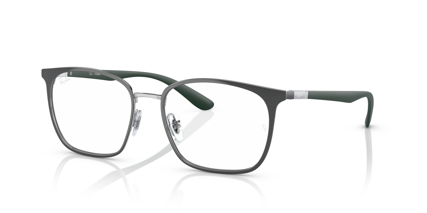 RB6486 OPTICS - Gri lucios pe argintiu